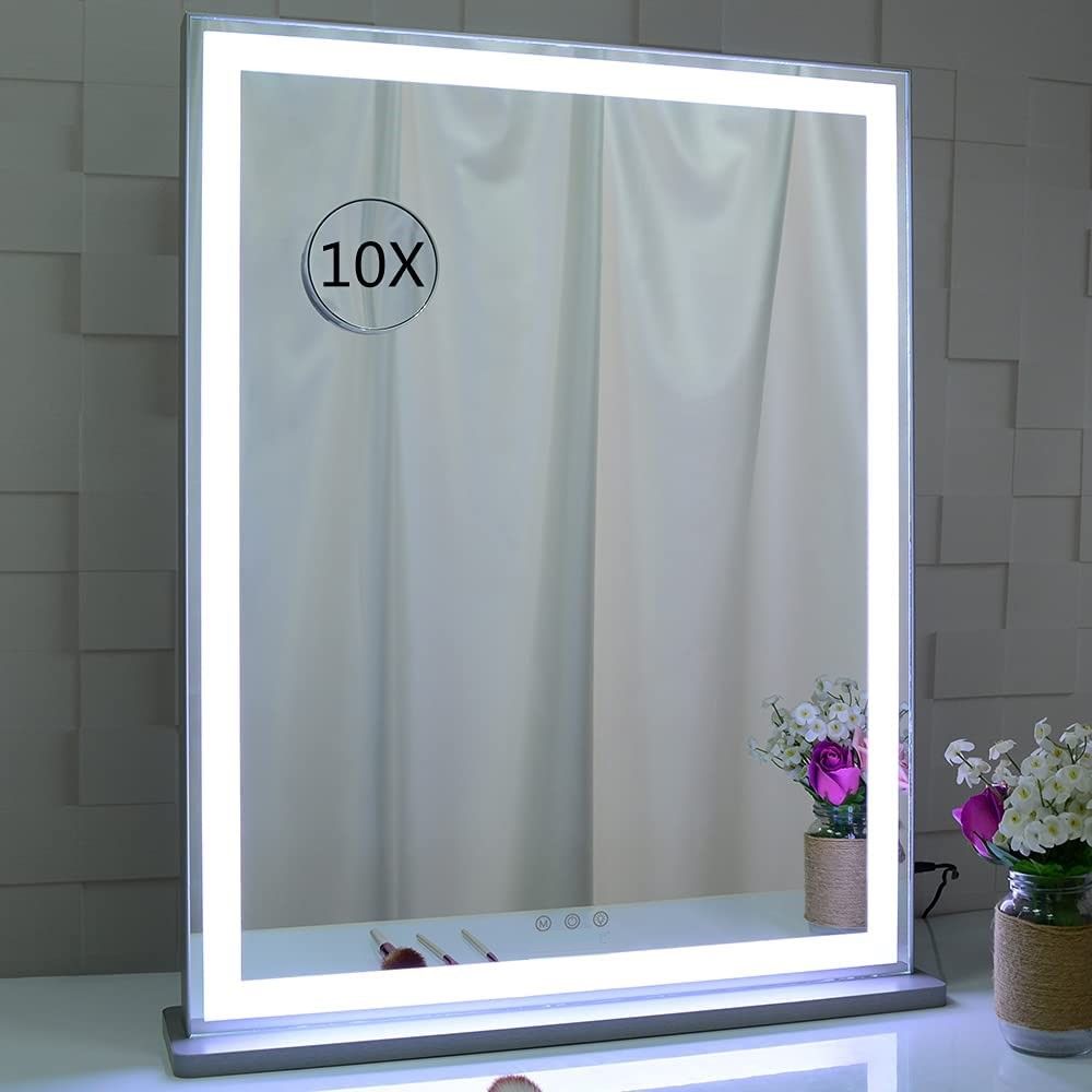 Lily 10x Magnification LED Makeup Mirror 71x57cm