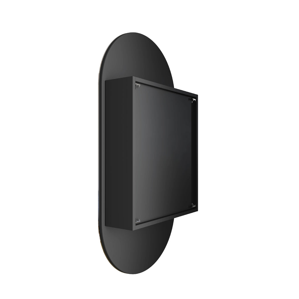 Lincoln Pill Black Mirror Cabinet