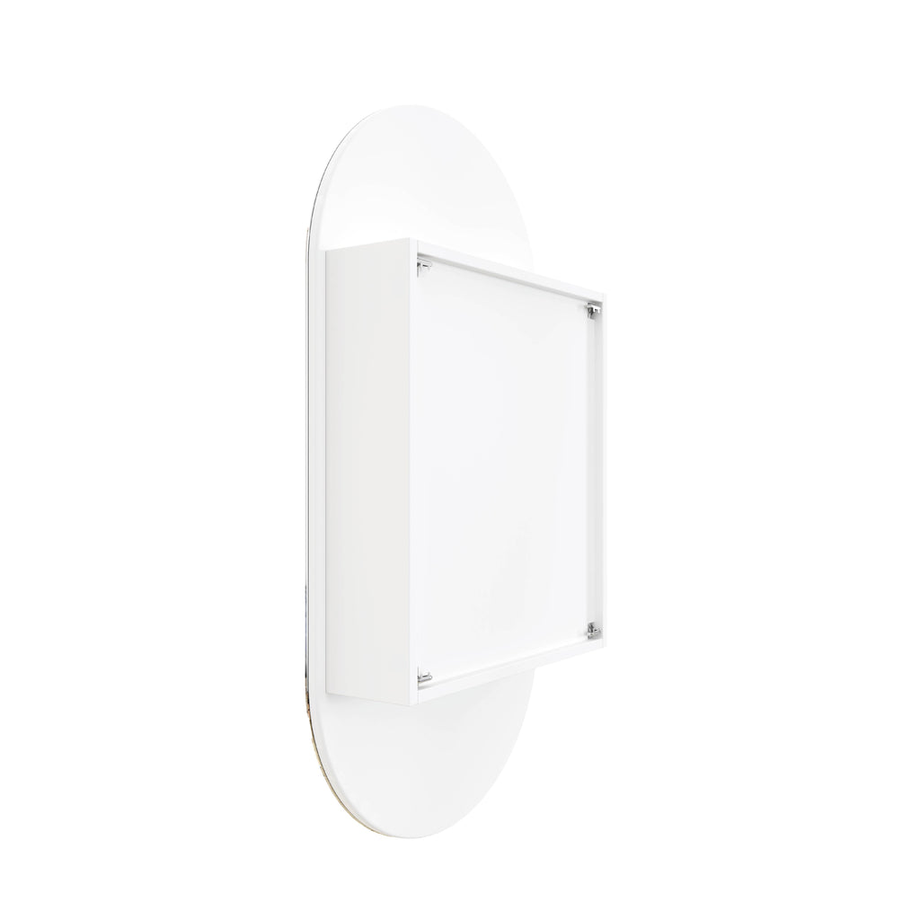 Lincoln Pill White Mirror Cabinet