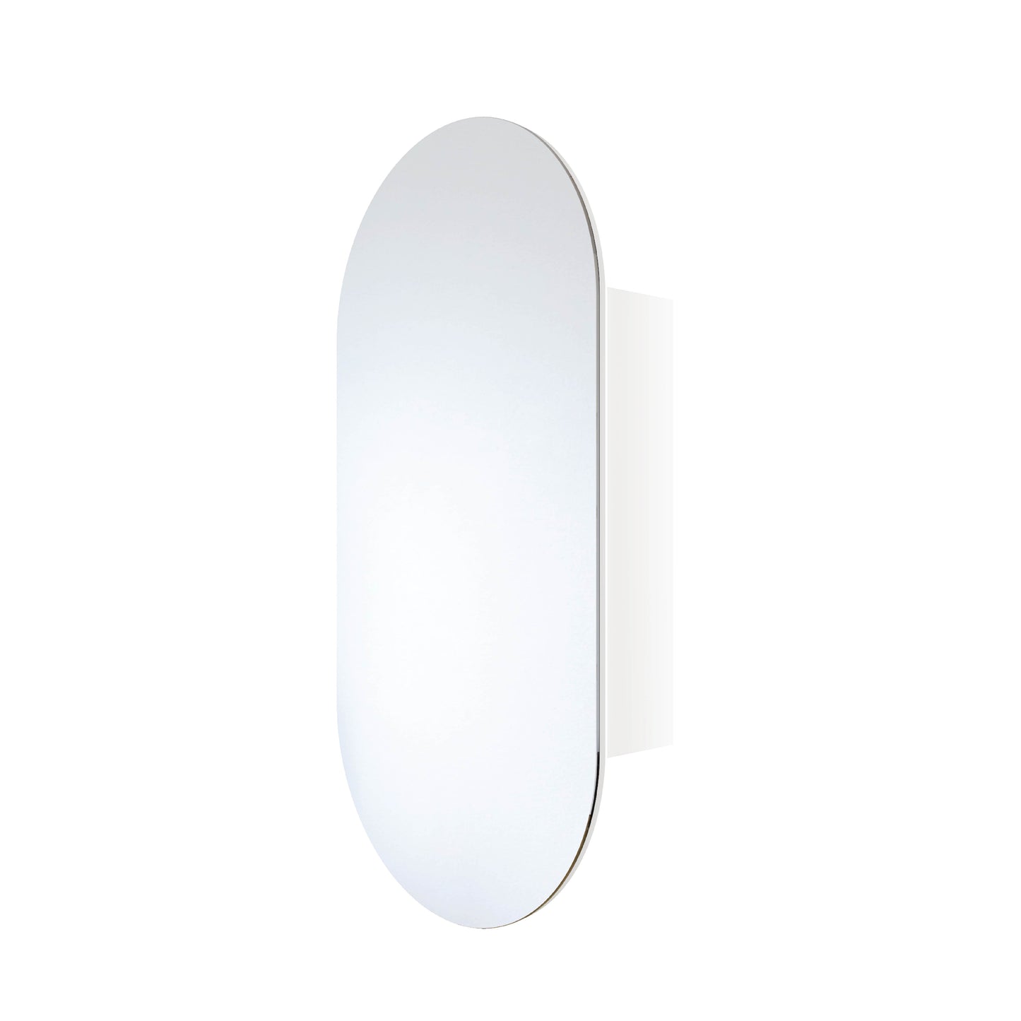 Lincoln Pill White Mirror Cabinet