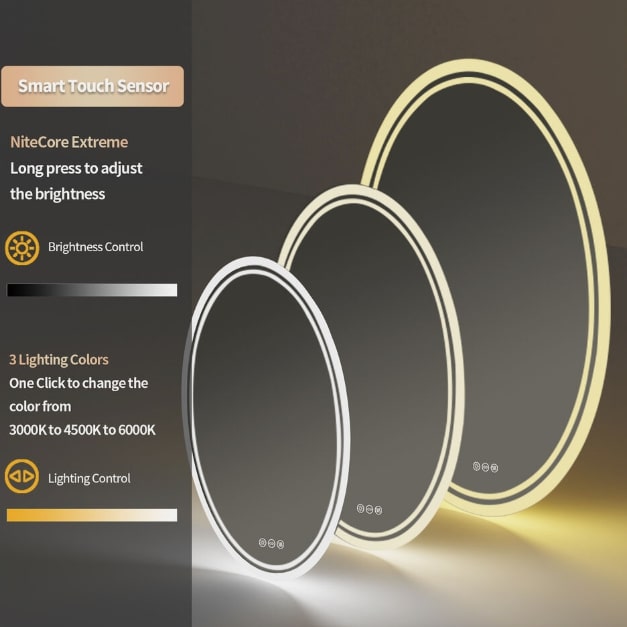 Livia Oval LED Mirror