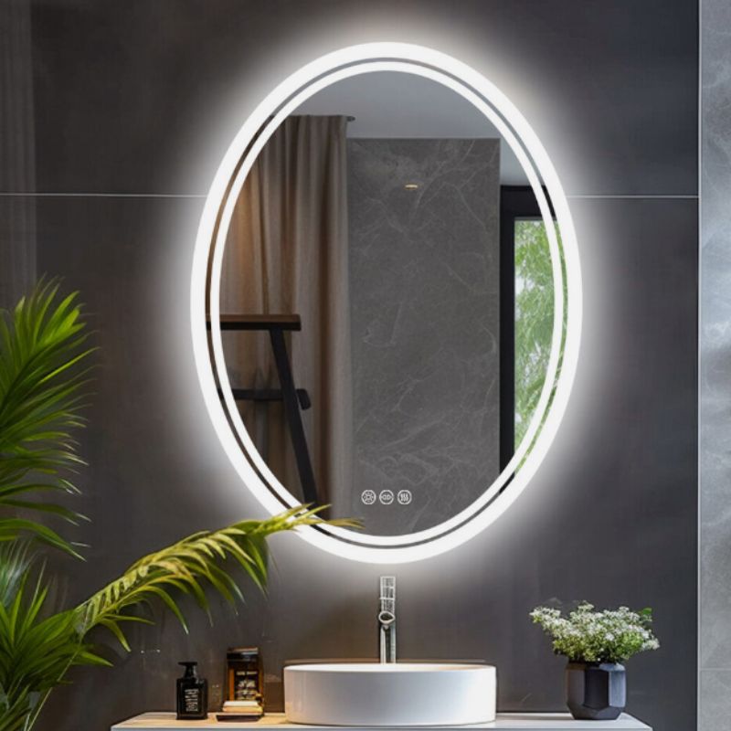 Livia Oval LED Mirror