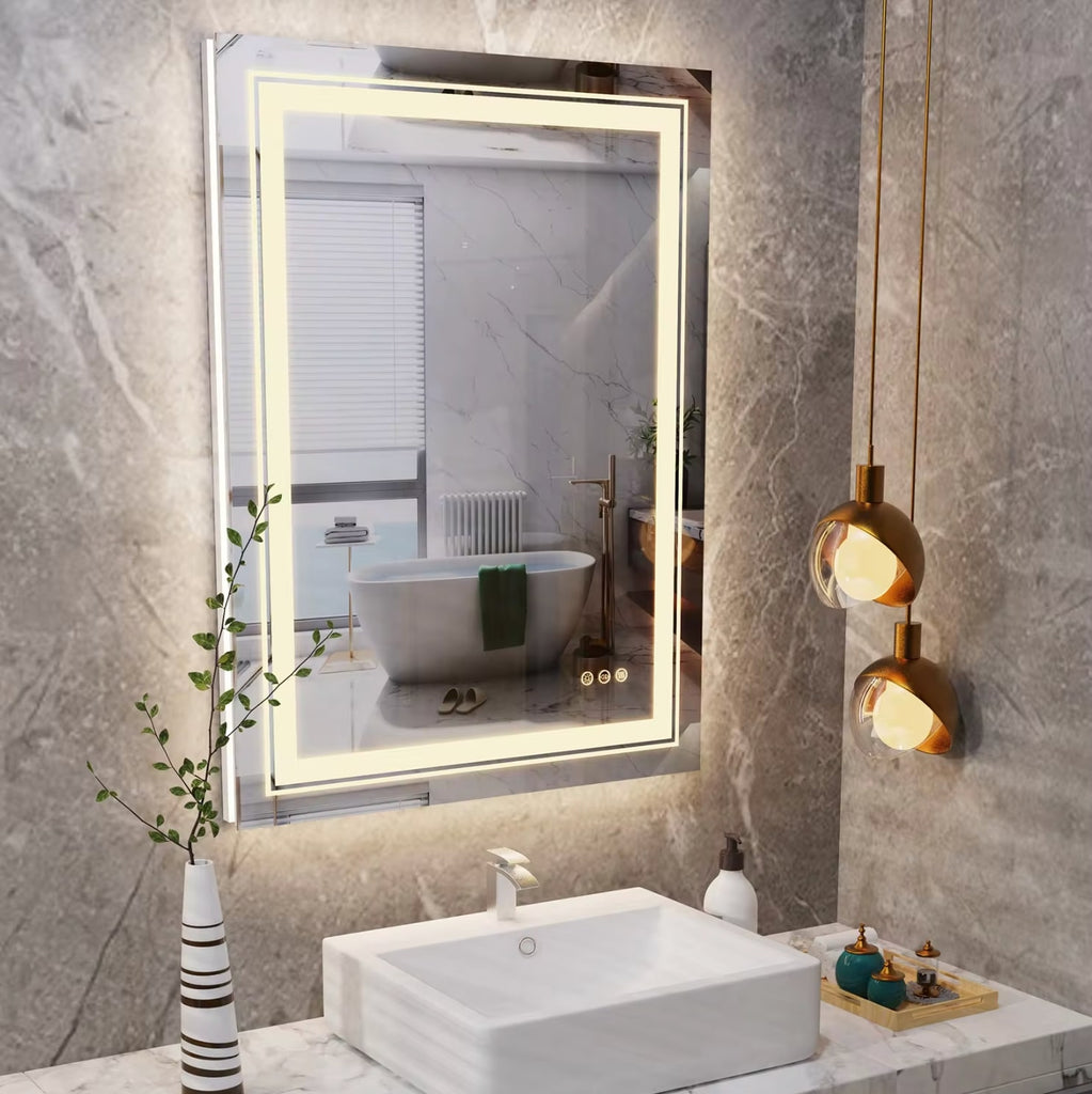 Livia Rectangle LED Mirror