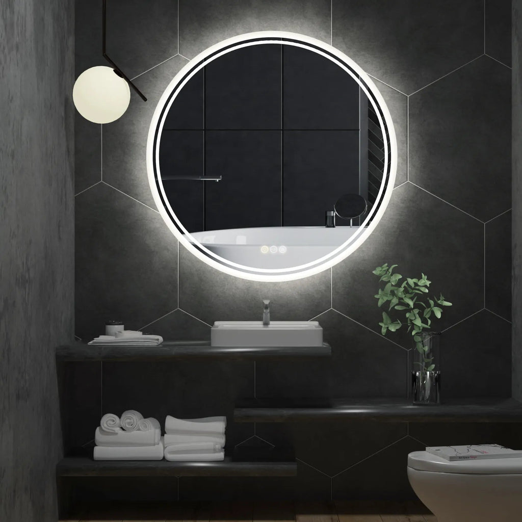 Livia Round LED Mirror