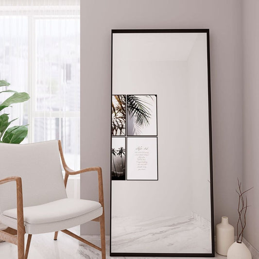 London Black Full Length Mirror