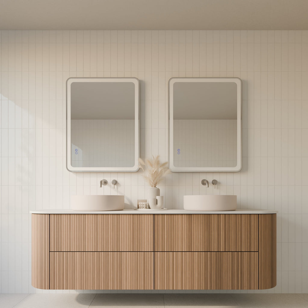 Lume Rectangle Framed LED Bathroom Mirror