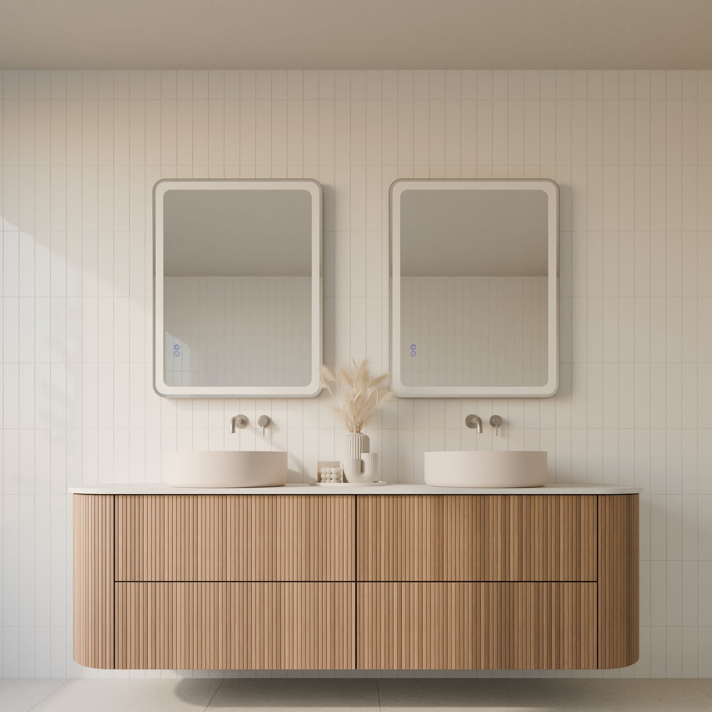 Lume Rectangle Framed LED Bathroom Mirror