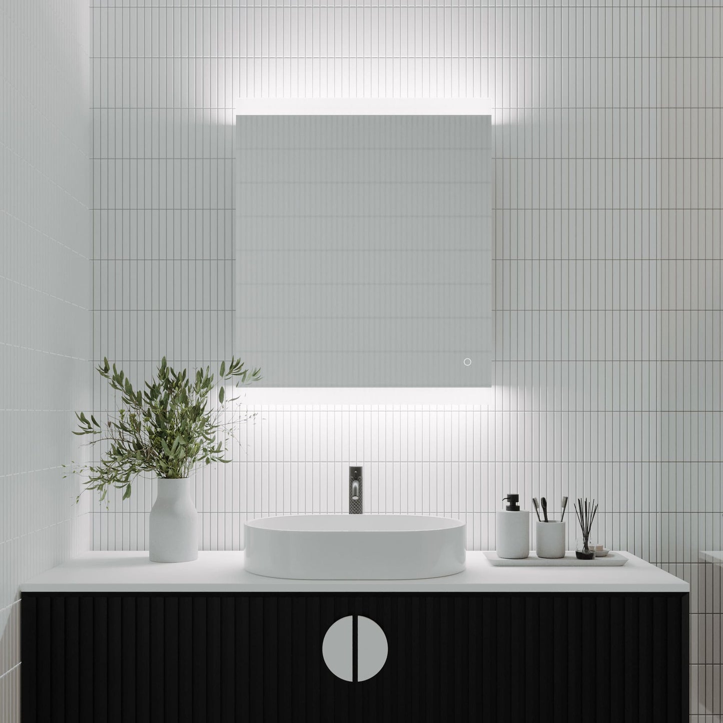 Remer Miro Backlit Bathroom Mirror - Optional Bluetooth Audio