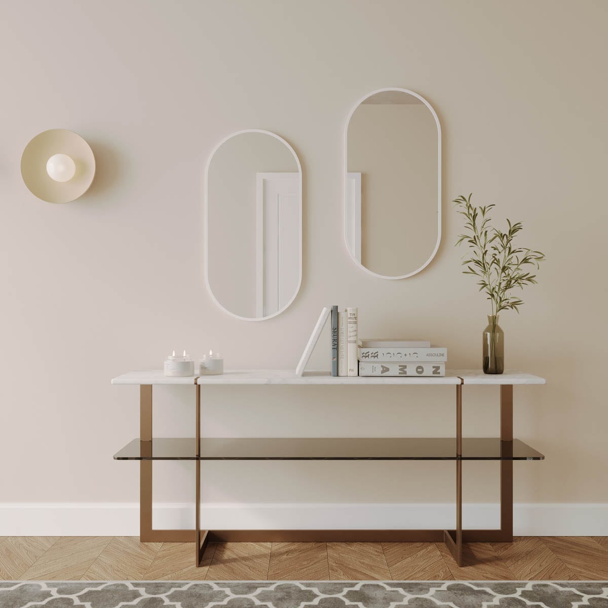 Remer Modern Oblong Mirror