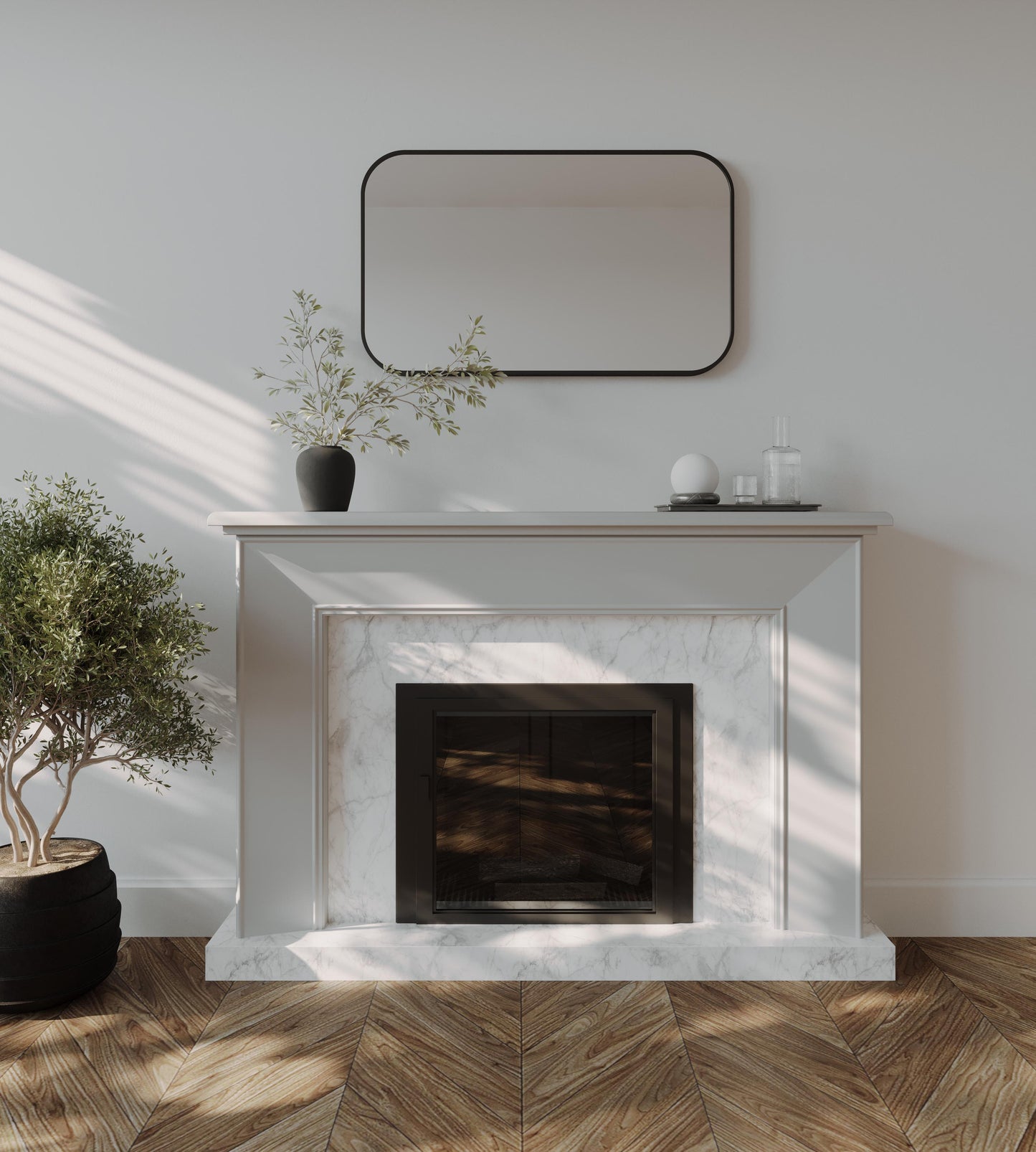 Modern Soft Rectangle Mirror