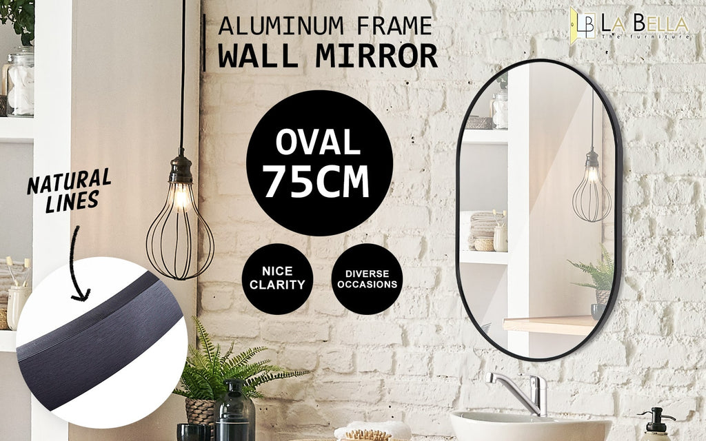 Merillo Oval Black Mirror