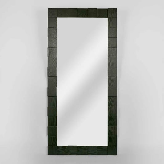 Mila Black Floor Mirror