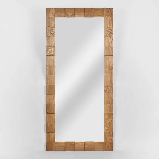 Mila Oak Floor Mirror