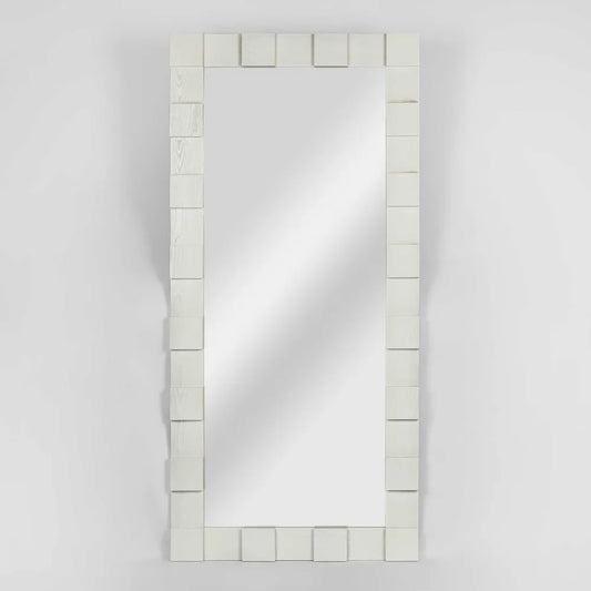 Mila White Floor Mirror