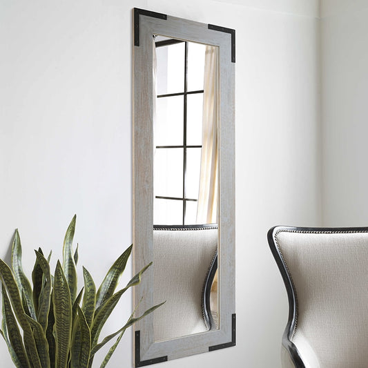 Morgana Silver Grey Modern Mirror
