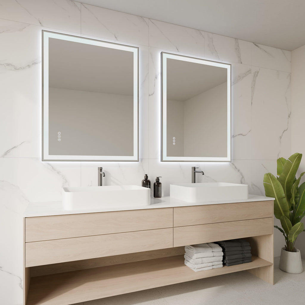 Nexus Rectangle Framed LED Bathroom Mirror