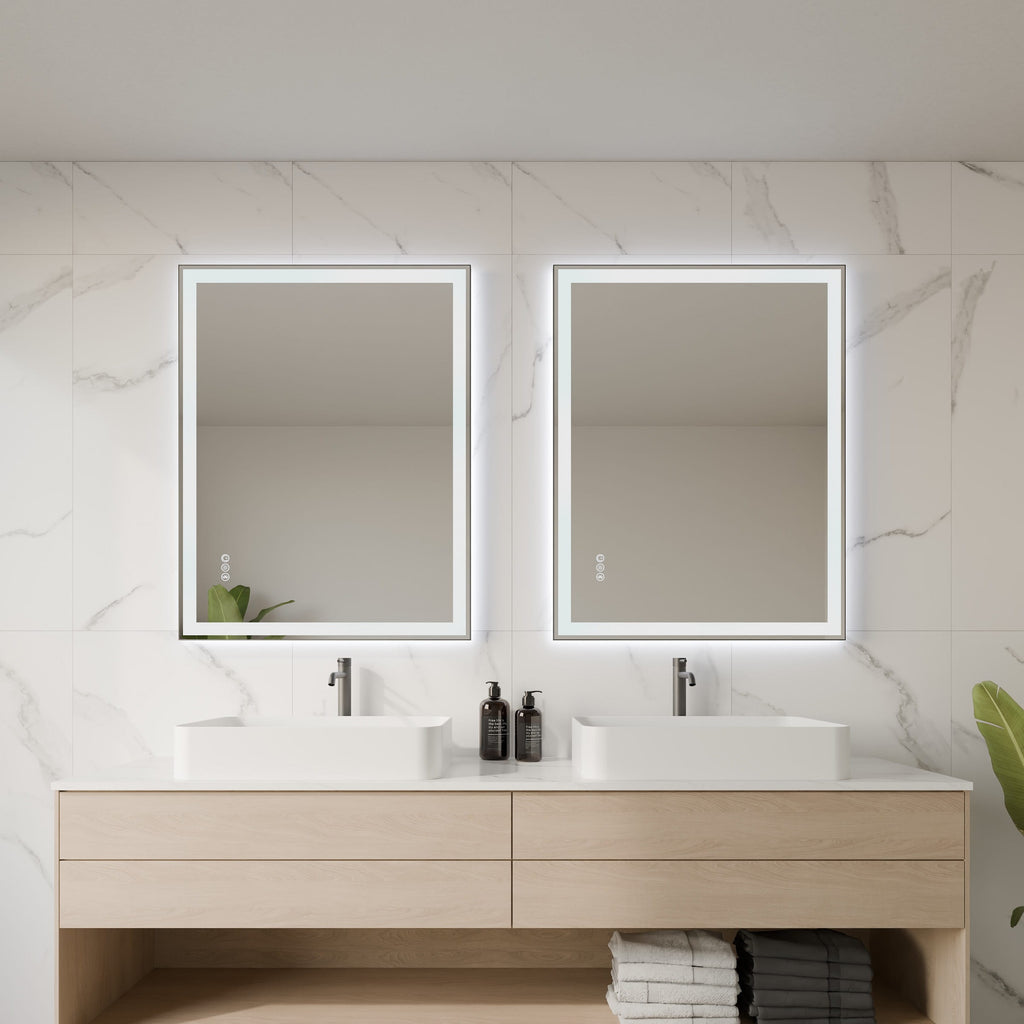 Nexus Rectangle Framed LED Bathroom Mirror