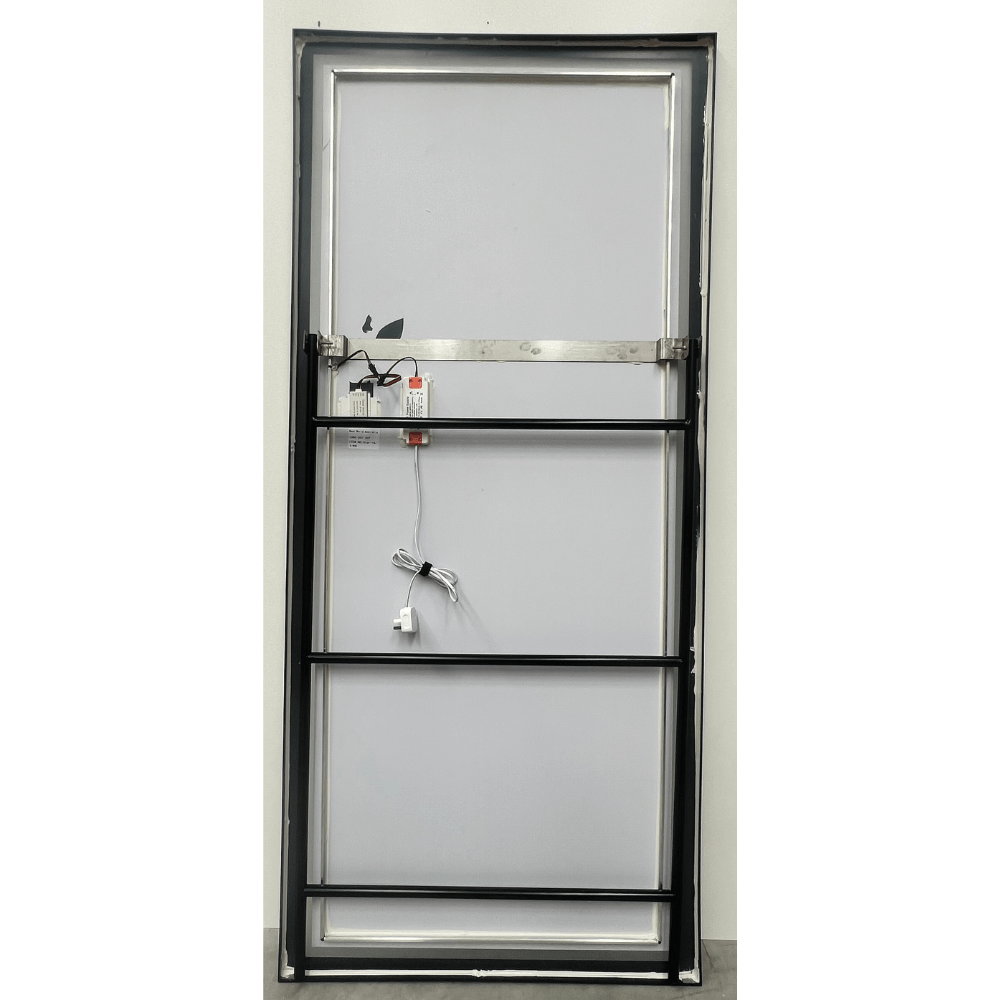 Noctis Black Rectangular LED Mirror