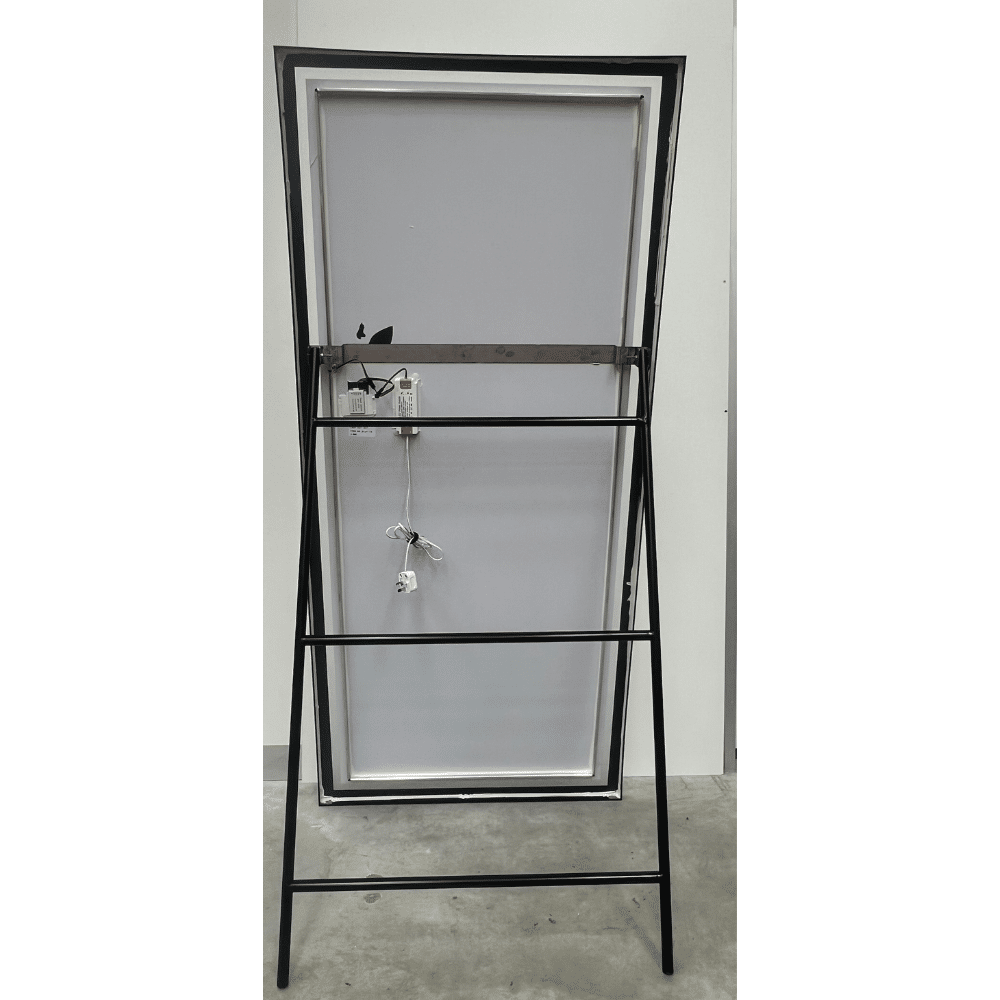 Noctis Black Rectangular LED Mirror