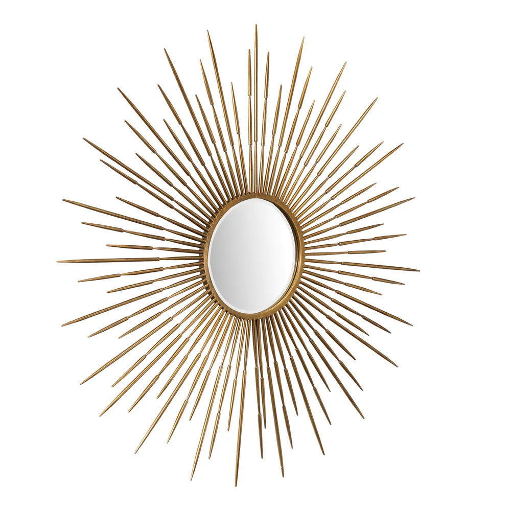 Sunburst Design Wall Mirror