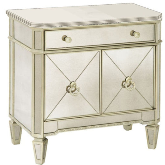 Orville 2 Door Mirrored Cabinet