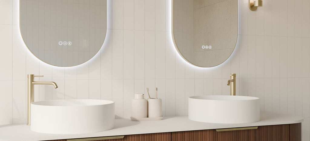 Orvis Oval Framed LED Bathroom Mirror