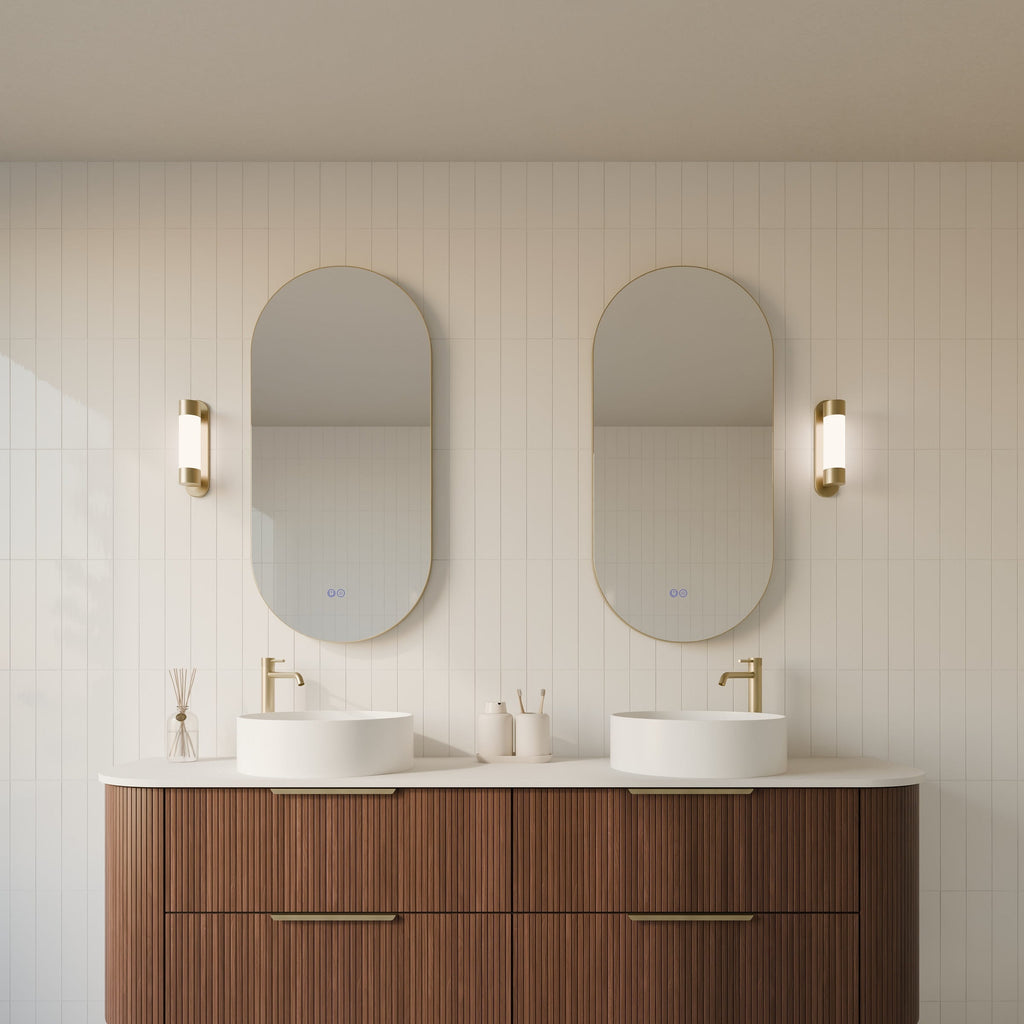 Orvis Oval Framed LED Bathroom Mirror