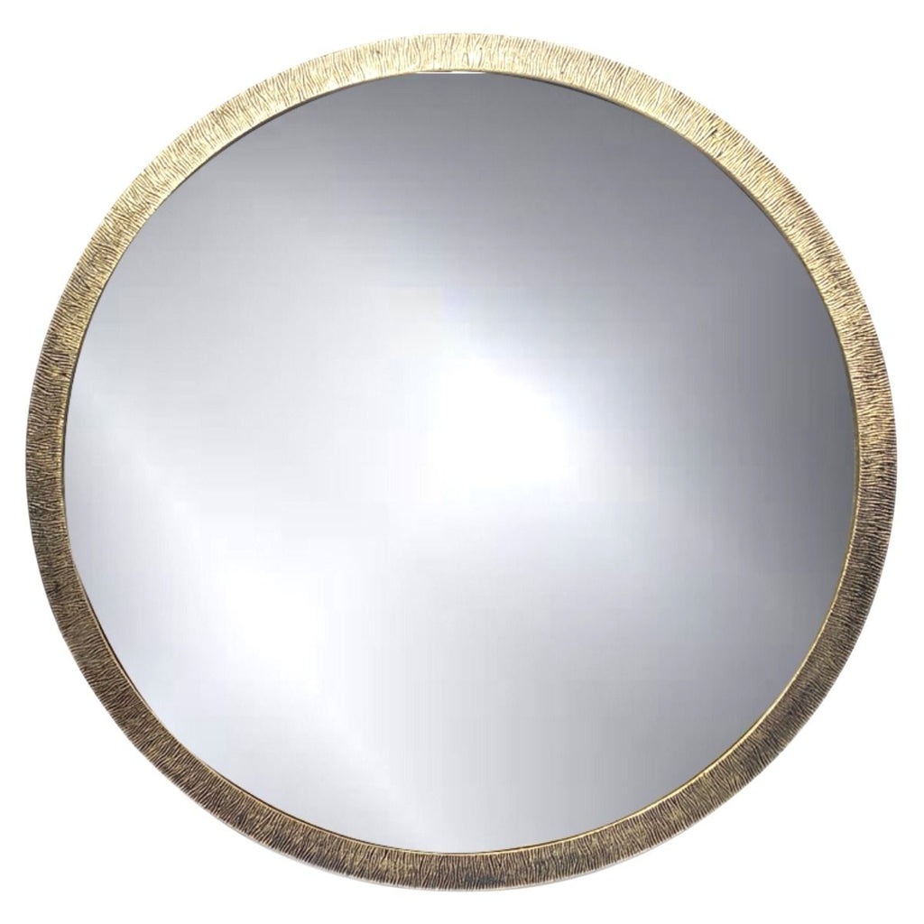 Othelia Round Brass Wall Mirror