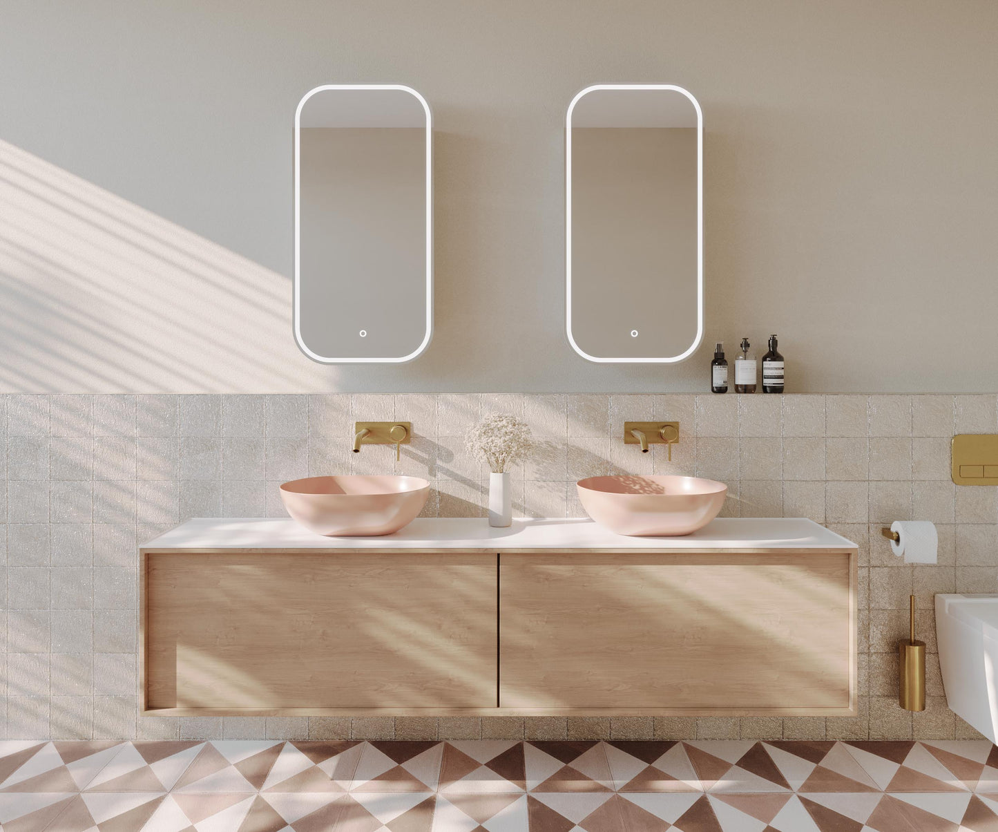 Piazza LED Rectangle Shaving Cabinet