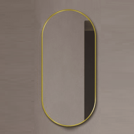 Percival Gold Framed Oval Classic Mirror