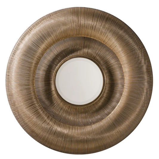 Rae Textured Gold Wall Mirror