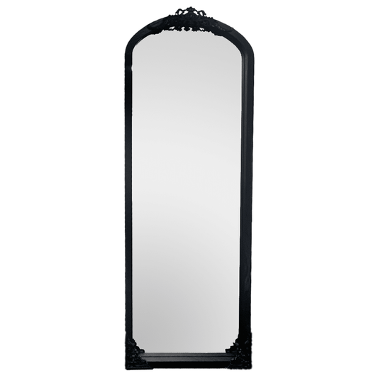 Ravenna Wood Black Arch Mirror