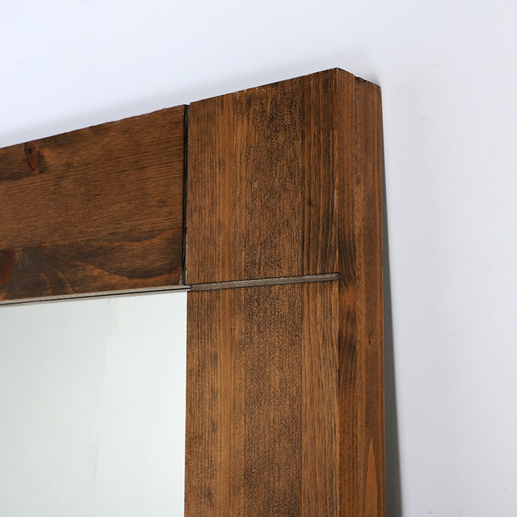 Raventree Woodgrain Nordic Rectangular Mirror