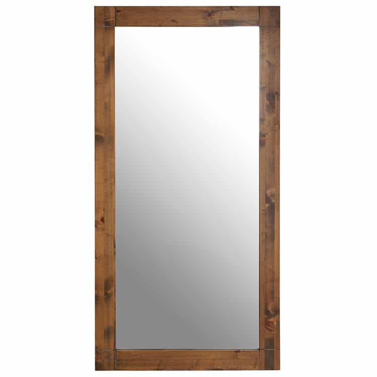 Raventree Woodgrain Nordic Rectangular Mirror