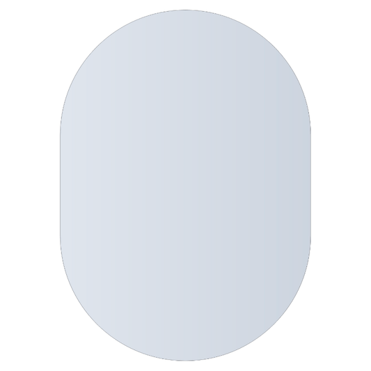 Raymond Oval Polished Edge Bathroom Mirror
