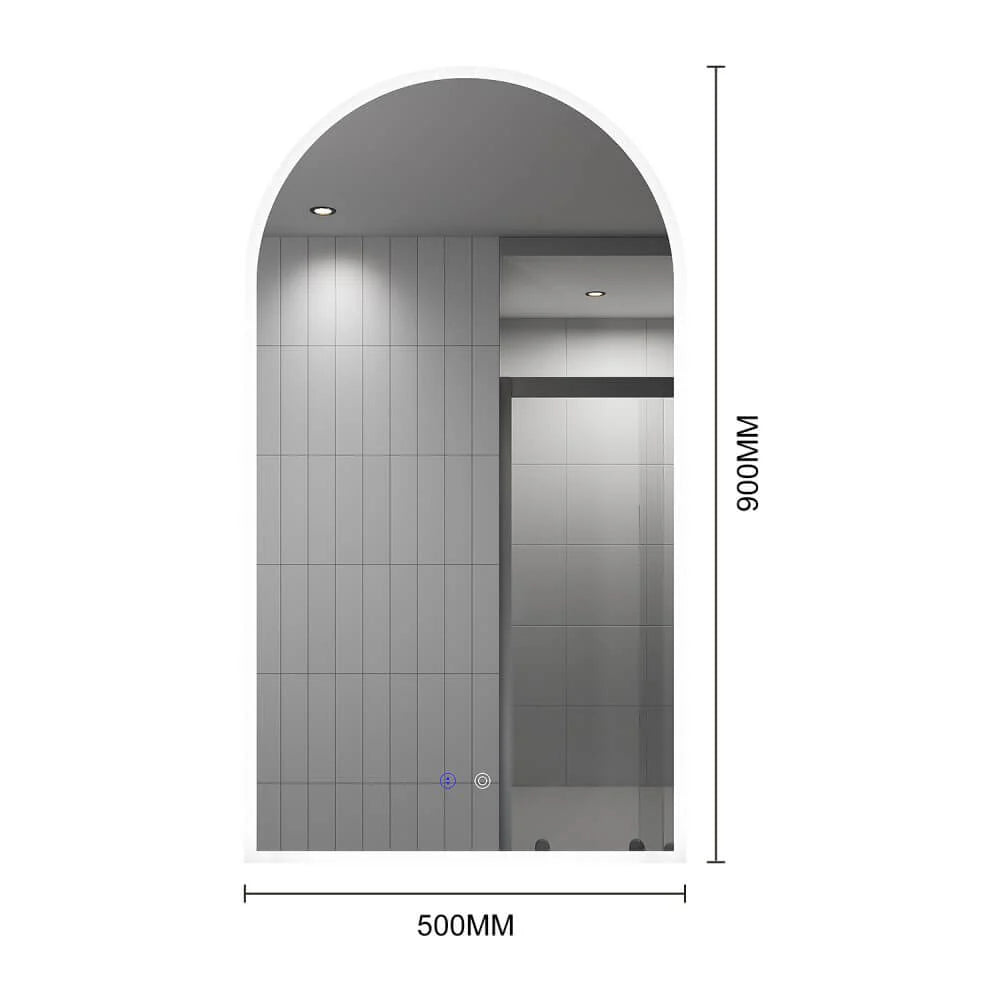 Rowena Arched LED Bathroom Mirror