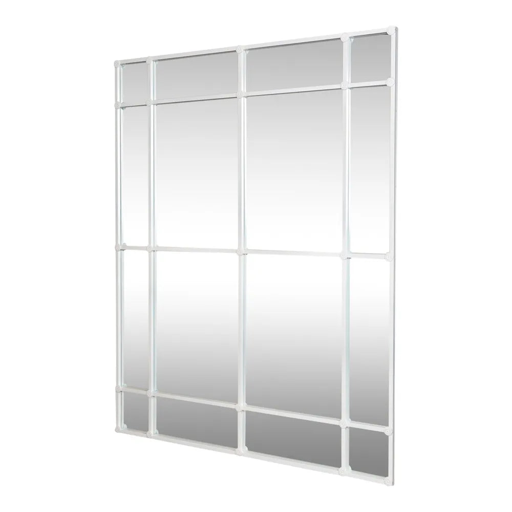 Savina Large White Panel Mirror