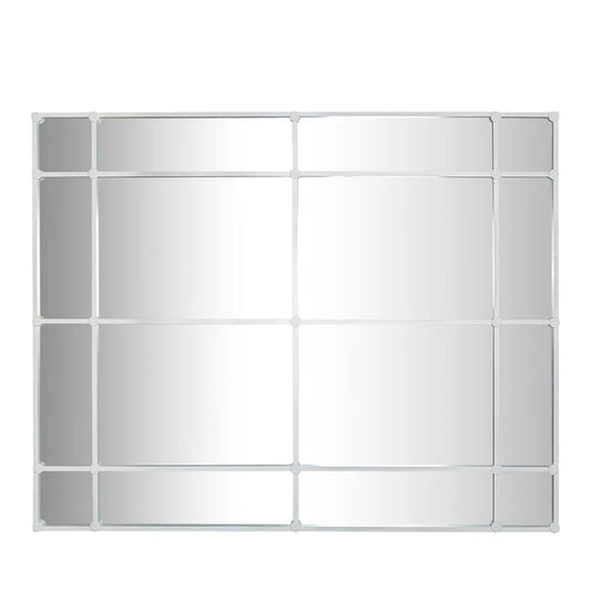 Savina Large White Panel Mirror
