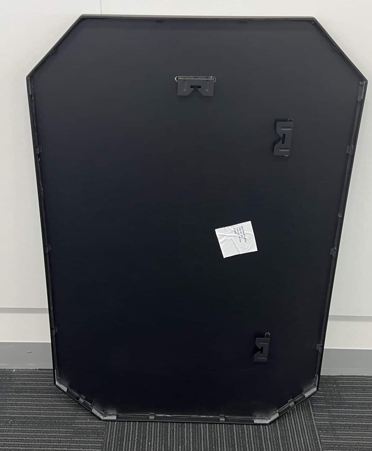 Shayna Black Octagon Rectangle Mirror
