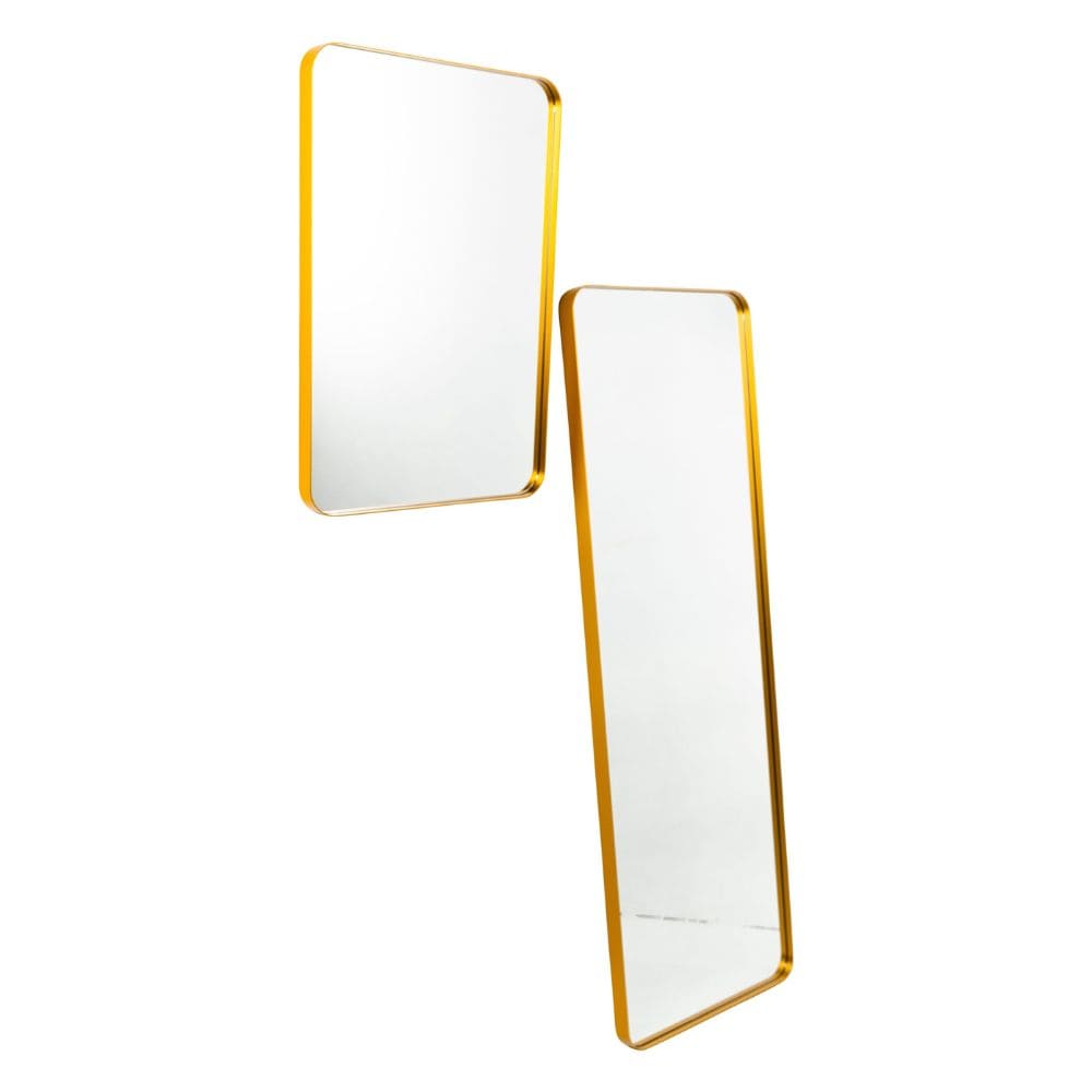 Sienna Gold Soft Edge Rectangle Mirror