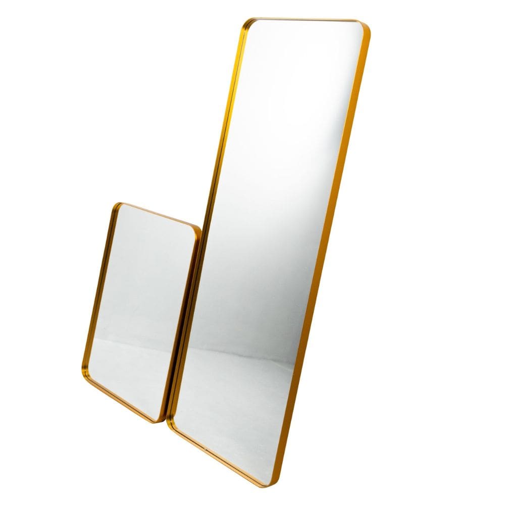Sienna Gold Soft Edge Rectangle Mirror