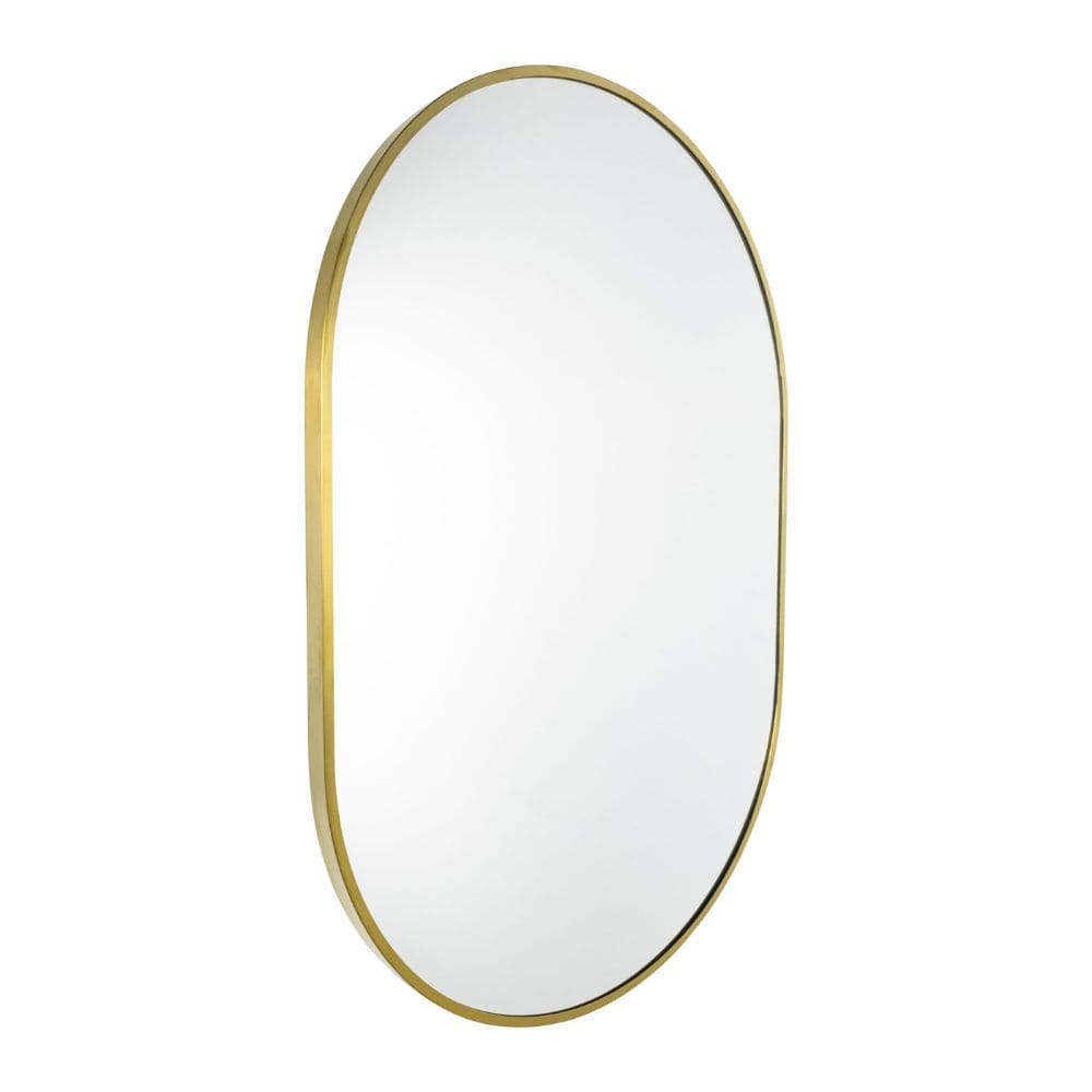 Sofia Brass Oval Mirror