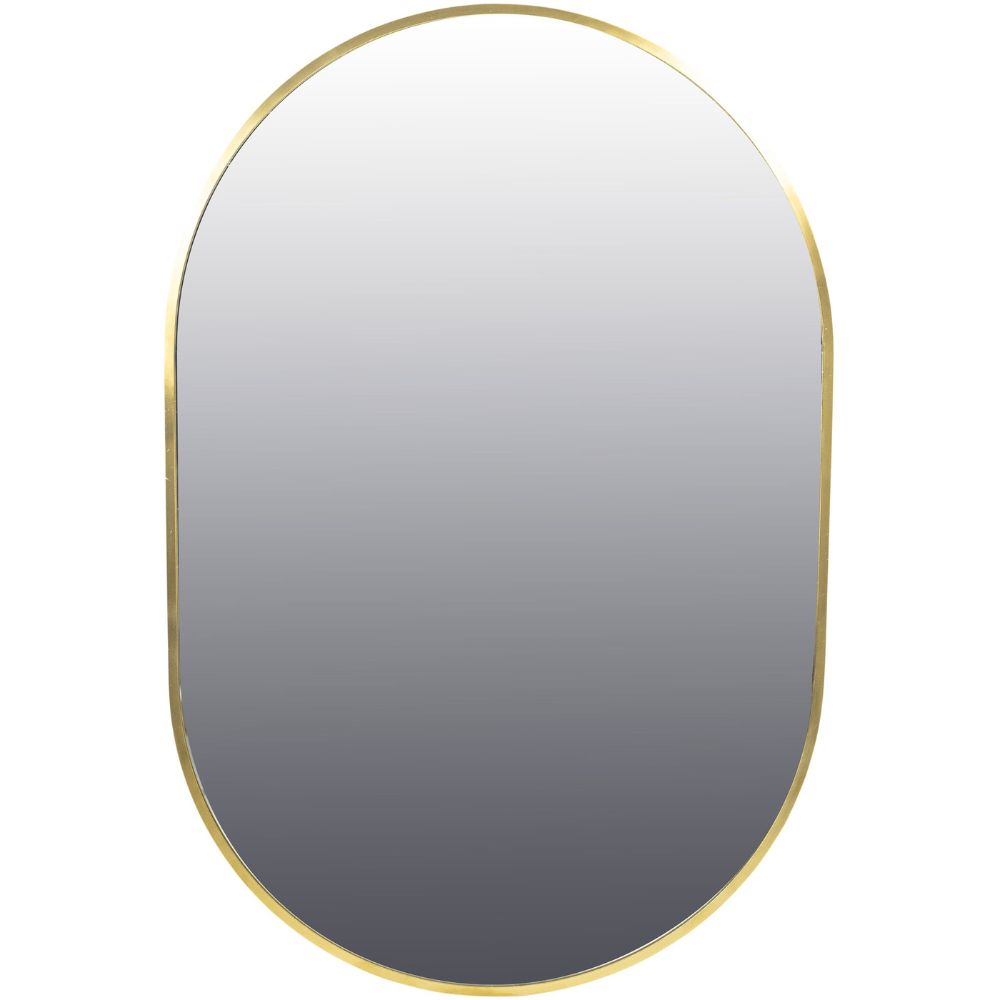 Sofia Brass Oval Mirror