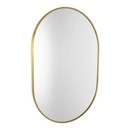 Sofia Brass Oval Mirror