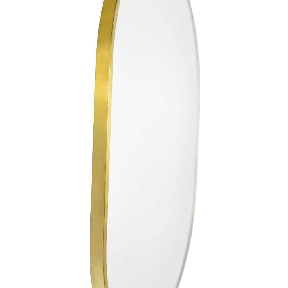 Sofia Brass Oval Mirror