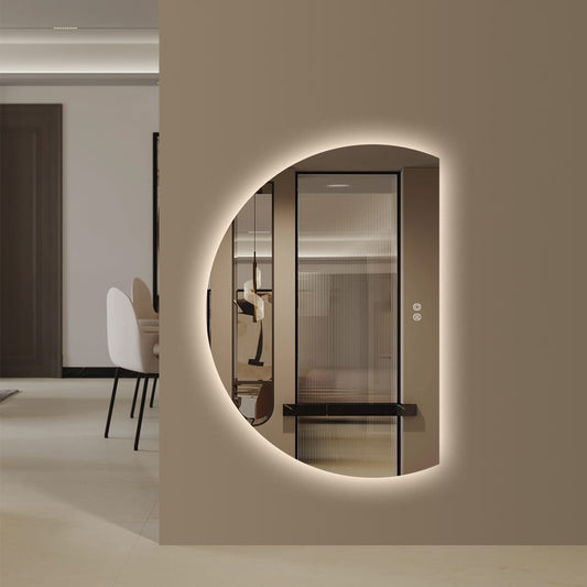 Solstice Backlit Moon LED Mirror