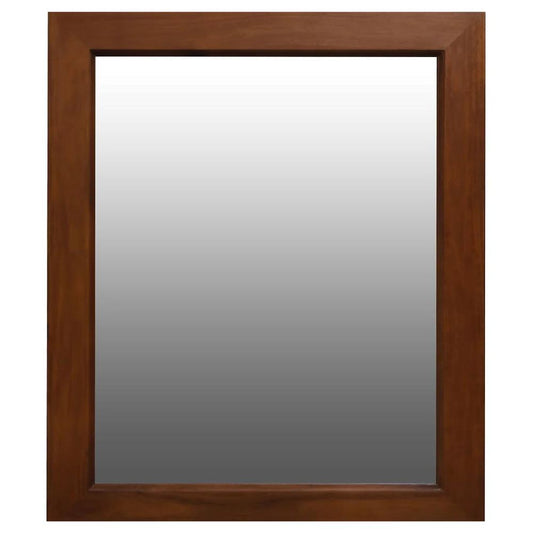 Stanley Timber Frame Wall Mirror - Mahogany