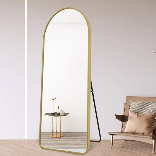 Sylas Black Arched Full Length Mirror