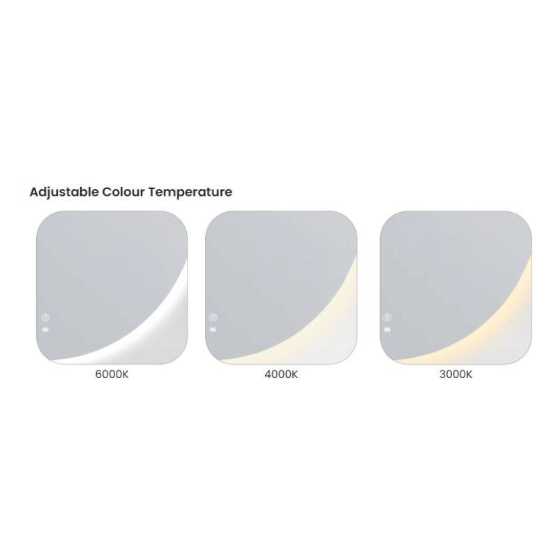 Flux Oval Frameless LED Mirror