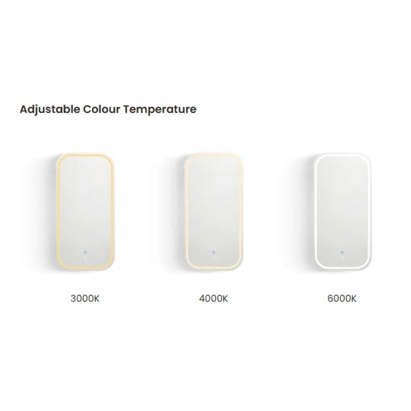 Charlie LED Shaving Cabinet - White
